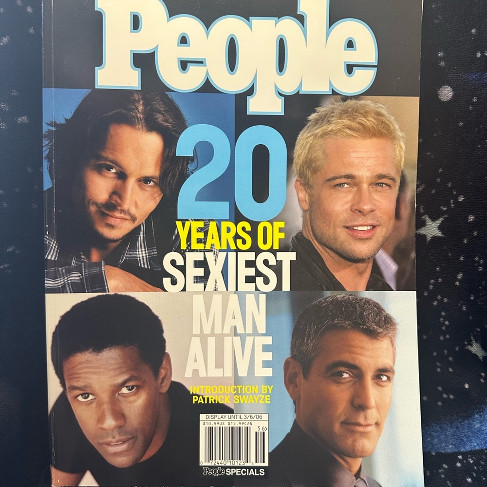 People Magazine 20 Years of Sexiest Man Alive - Collectable